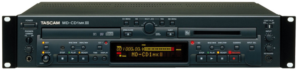 MiniDisc Recorder and CD Player