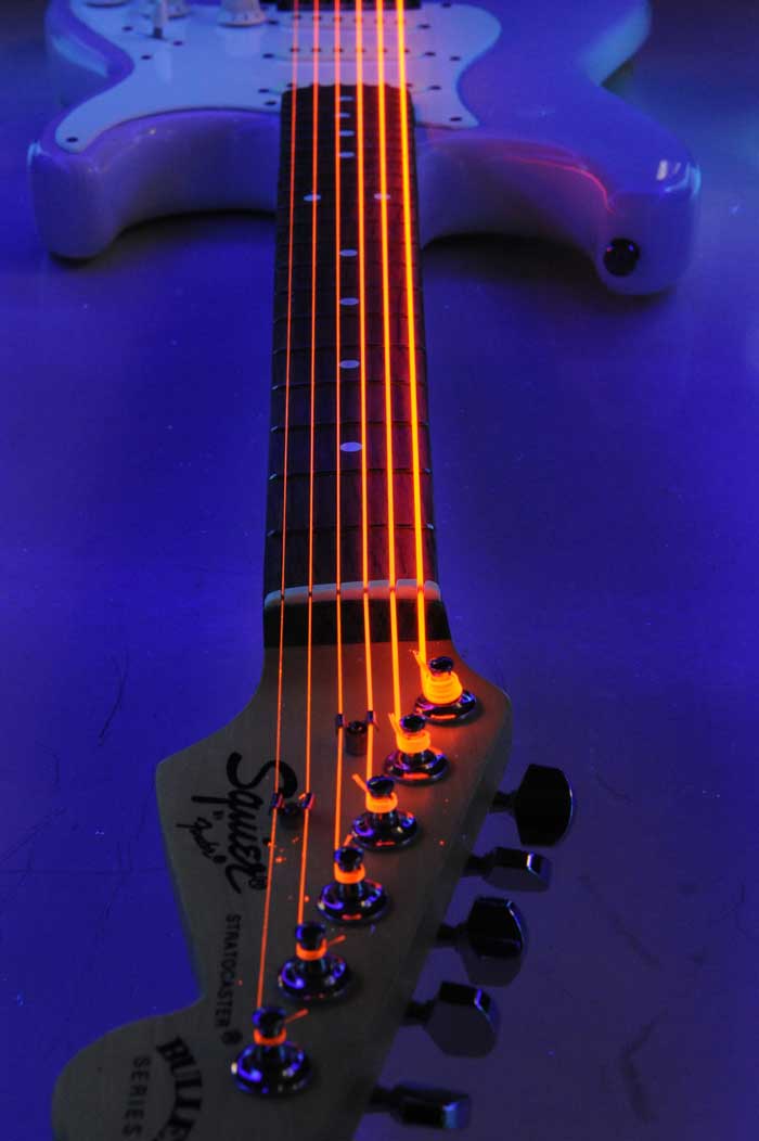 Heavy NEON HiDef SuperStrings Electric Guitar Strings in Orange