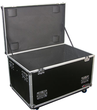 Empty Utility Trunk with Casters