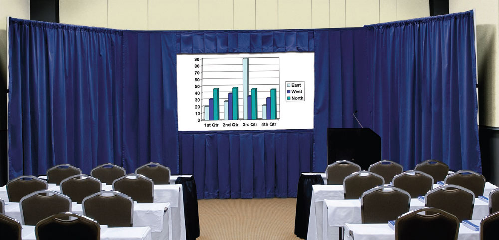 10' x 13' Fast Fold Ultra Velour Drapery Presentation Kit