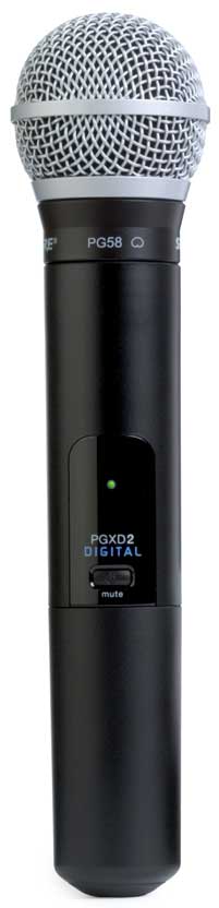 Wireless Handheld Microphone Transmitter with PG58 Microphone Capsule