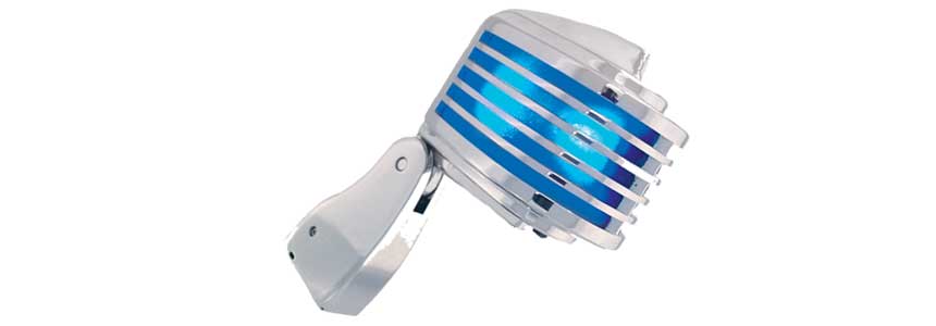Dynamic Cardioid Microphone, White LED/Screen