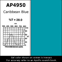 Gel Sheet, 20"x24", Caribbean Blue