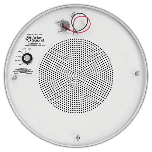 Round Enclosure 8" Masking Speaker System, White