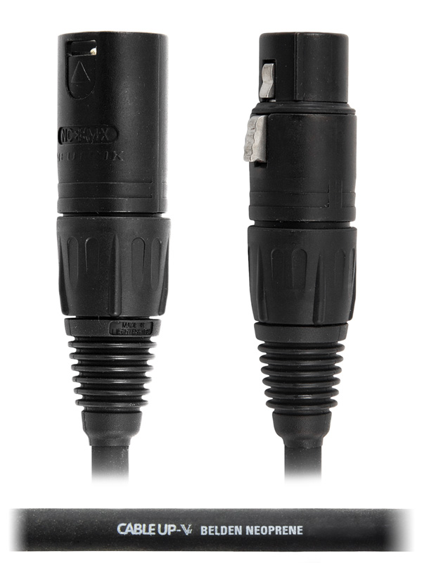 20 ft Neutrik XLR NC3FX Microphone Cable