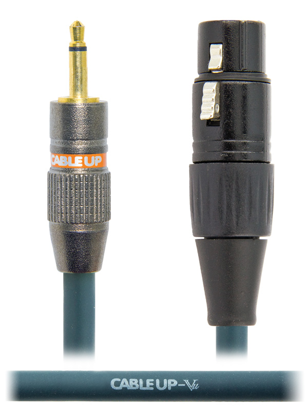 20 ft XLR Female to 1/8" TS Unbalanced Male Cable