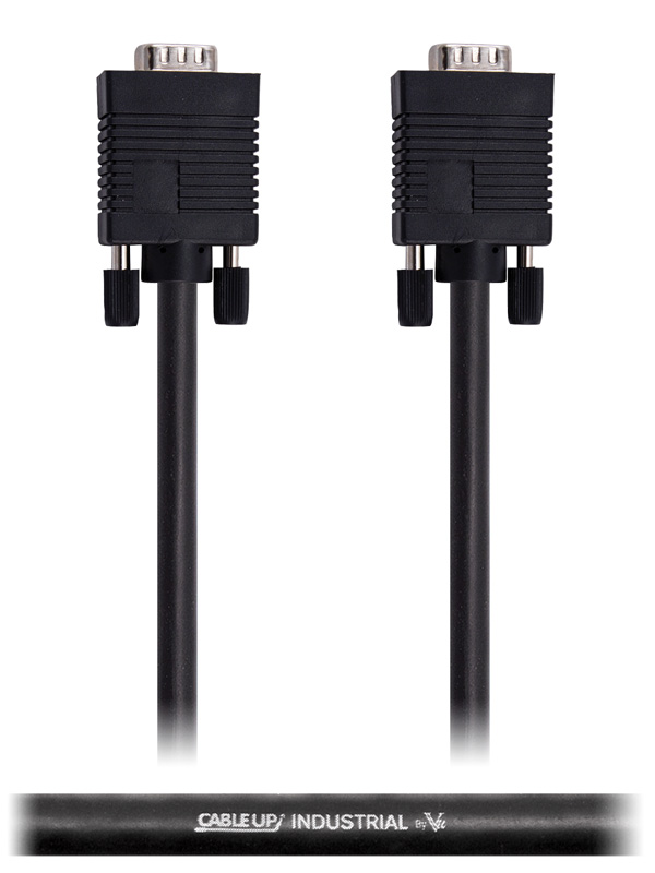 1.5 ft Male VGA to Male VGA Cable with DB15 Connectors