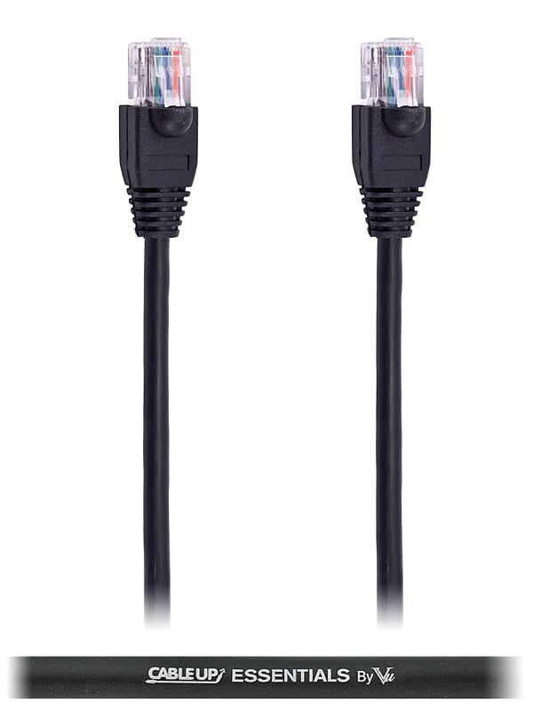 3 ft CAT5E Cable with Black Jacket