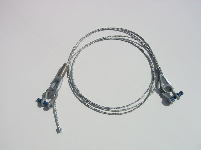 Cable Coupler, 8ft adjustable, Silver