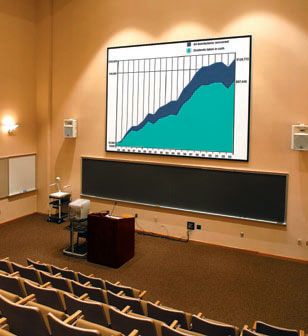 Clarion Screen, 109" Diagonal, 16:10 ratio