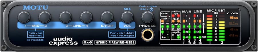 Firewire/USB 2.0 Hybrid Audio Interface