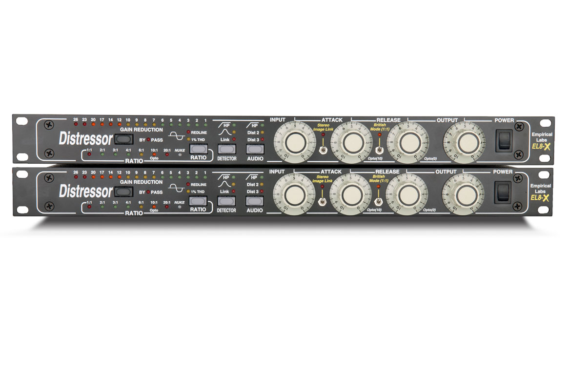 Stereo Pair of EL8X Distressors, Dual Channel, w/British Mod and Image Link Feature