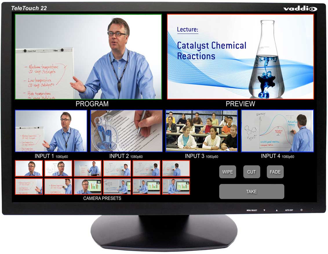 HD LCD Touch Screen Monitor, 22"
