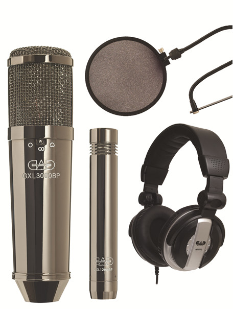 Large Diaphragm Multi-Pattern Condenser Microphone Kit with GXL1200 Cardoid Condenser