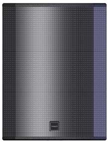 15" Speaker, Black, 8001-6400