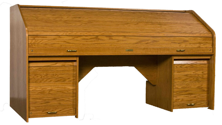 Rolltop Custom Quad Desk