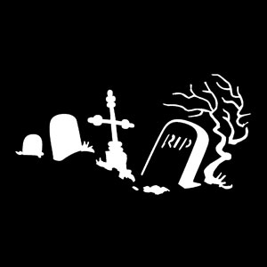Steel Gobo, Halloween Graveyrd