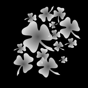 Glass Gobo,Shamrock Floating