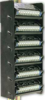 6 Stick-On DIN Rail Adapter Modules