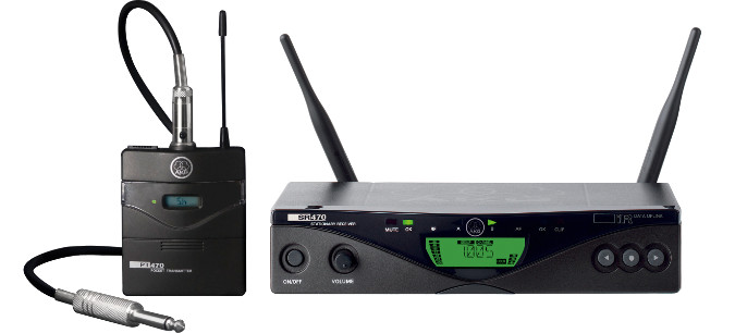 UHF Wireless System for Instruements with Bodypack and Cable