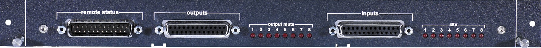 D-Sub Card, 8 Mic In/8 Mic Out, for DL451, DL351, PRO Series Surface