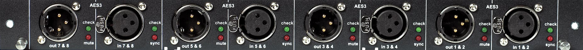 4 AES/EBU In/Out Card for DL451, DL351, PRO Series Surface