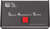 Push-to-Talk Sports Announcer's Switch