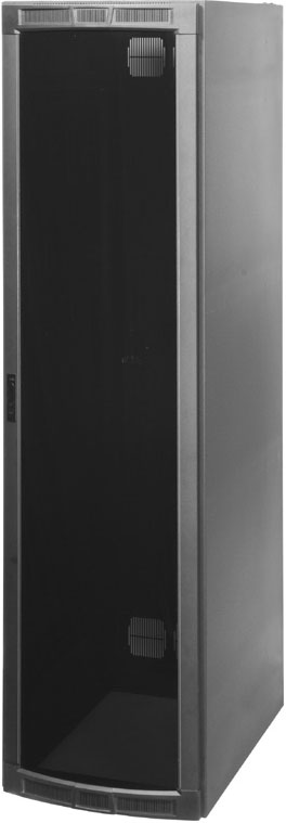 1 Pair of Black Side Panels for BGR-3827 Gangable Rack Enclosure