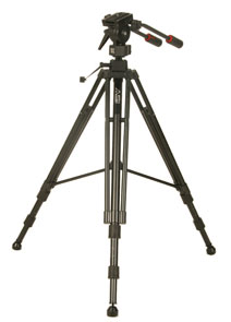 Tripod with Large Pro-5 2-Way Fluid Head