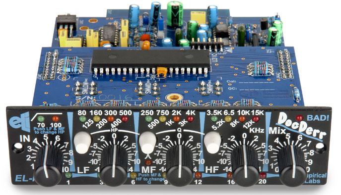 500 Series Instrument Preamp with Horizontal Faceplate