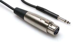 Interconnect Cable, XLR3F to TT TRS, 3ft