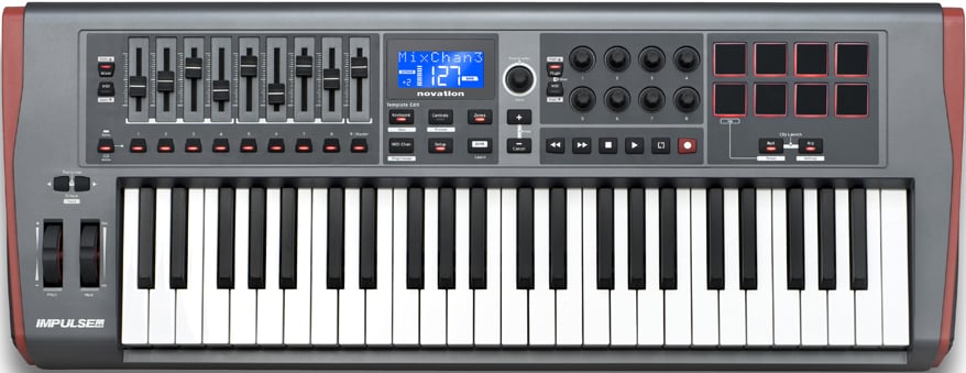 49-Key USB MIDI Controller Keyboard