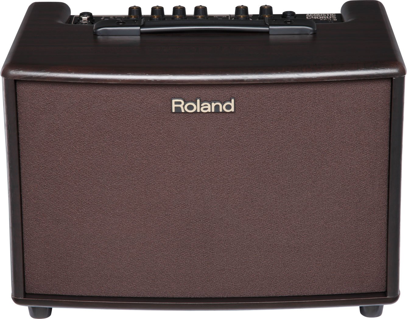 2-Ch60W 2x6.5" Stereo Acoustic Guitar Amplifier with DSP & Rosewood Finish
