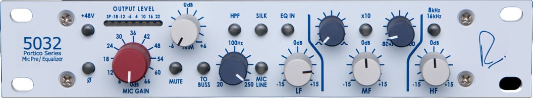 Single-Channel Horizontal Mic Preamp/3-Band EQ