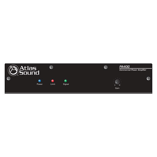 40W into 70V/100V Single-Channel Amplifier