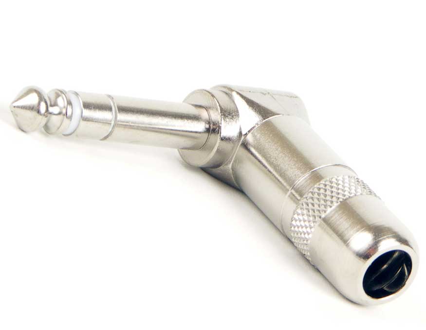 1/4" Right Angle Plug
