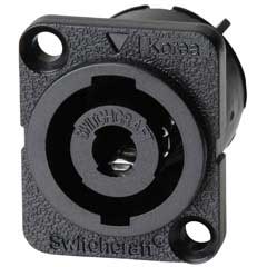 Panel Mount Receptacle, 4 Pole