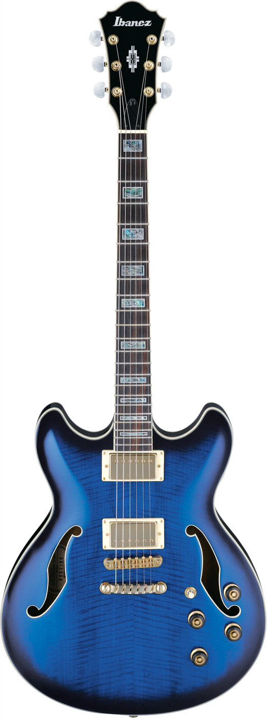 Electric Guitar Blue Sunburst