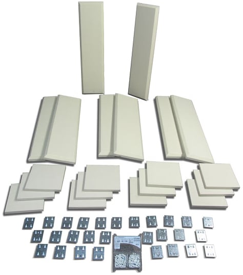 Broadway Acoustical Panels Room Kit with 8 Control Columns, 12 Scatter Blocks