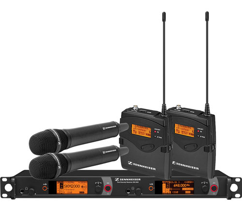 Dual Channel Contract Wireless Microphone System, 945-1