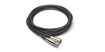 Microphone Cable, XLR3F to XLR3M, 25 ft