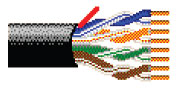 Multi-Conductor, Category 5e Nonbonded-Pair Cable, 1000 Ft