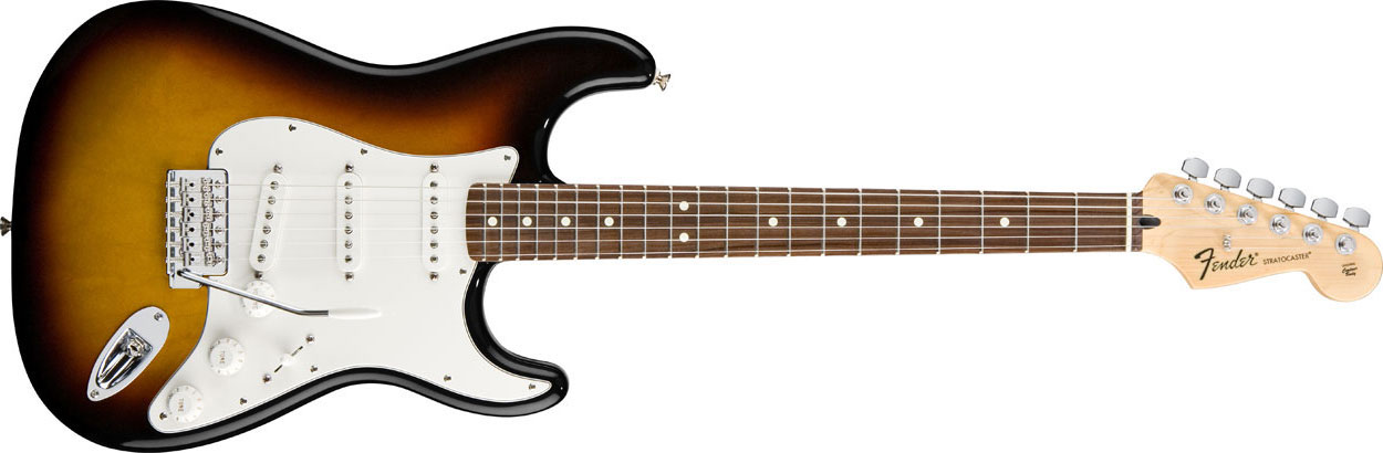 Electric Guitar in Brown Sunburst Finish
