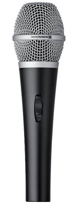 Dynamic Supercardioid Handheld Microphone for Vocals with On/Off Switch