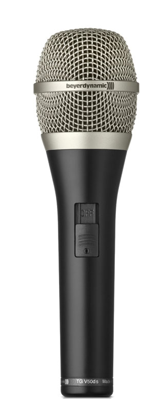 Supercardioid Dynamic Mic for Vocals with On/Off Switch