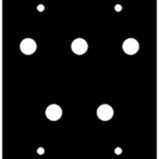 Single Module 5x3/8" Punchouts