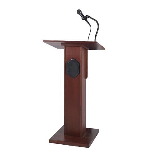 Wireless Elite Lectern with Handheld Microphone Transmitter