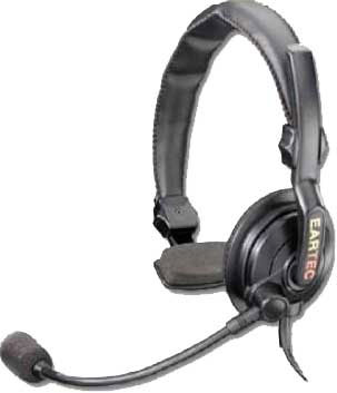 Slimline Single Headset for MC-1000 Competitor 2-Way Radio