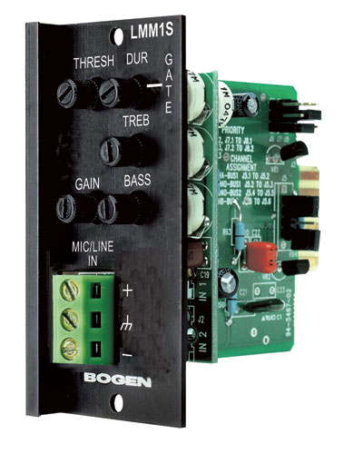 Mic/Line Input module for PCM2000 Zone Paging System