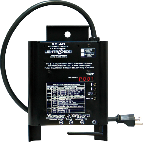 4 Channel Compact Portable Dimmer